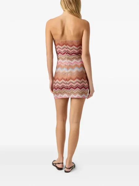 Rochie mini Missoni de costum roz