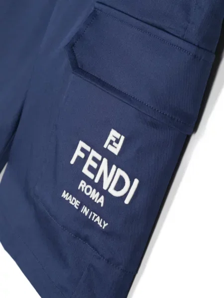 Szorty dziecięce Fendi niebieskie