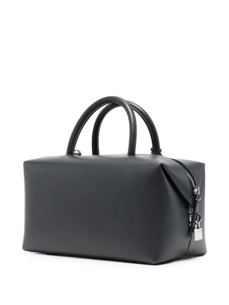 Geantă shopper Max Mara din piele gri