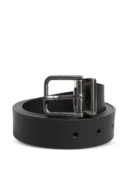 Cu centură curea Dolce & Gabbana din piele negru