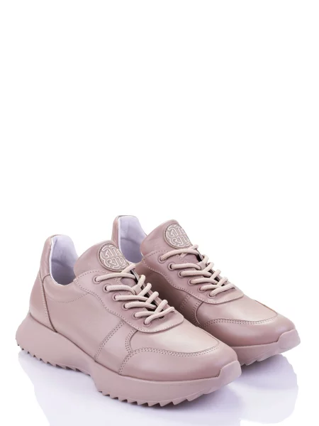 Кожаные повседневные кроссовки Marco Piero бежевые