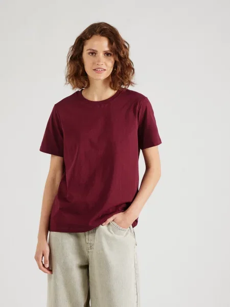 PIECES Tricou RIA vin roșu