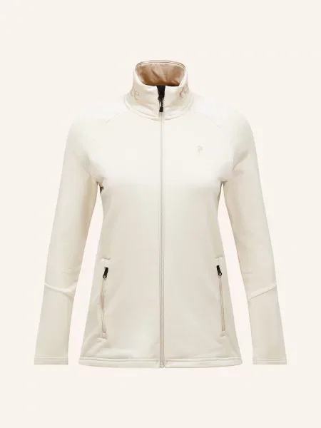 Peak Performance Fleecová Mikina Rider Essentials krémová