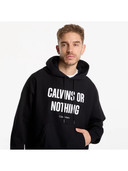 Хавлиени дънки Calvin Klein черно