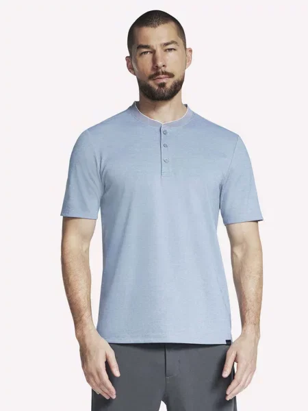 Футболка Skechers бавовна/поліестер синій