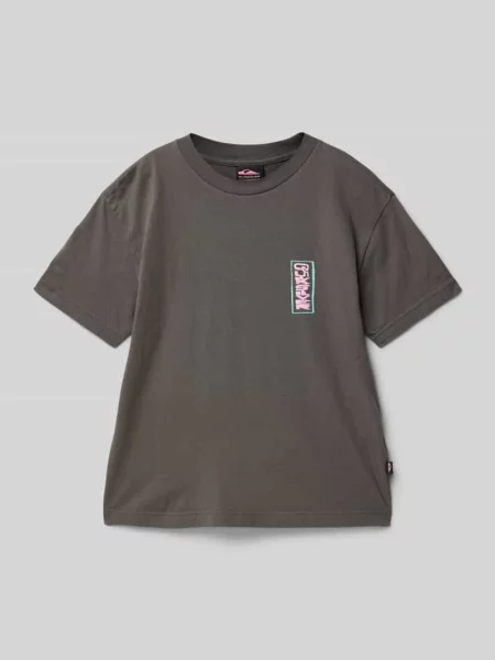 T-shirt z nadrukiem z logo Quiksilver