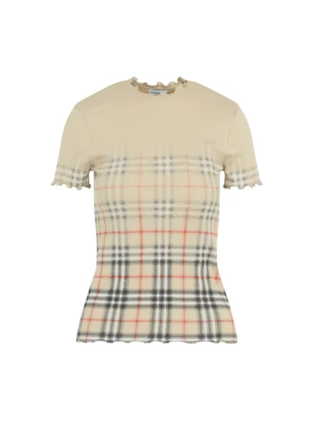 Koszulka Burberry beżowa