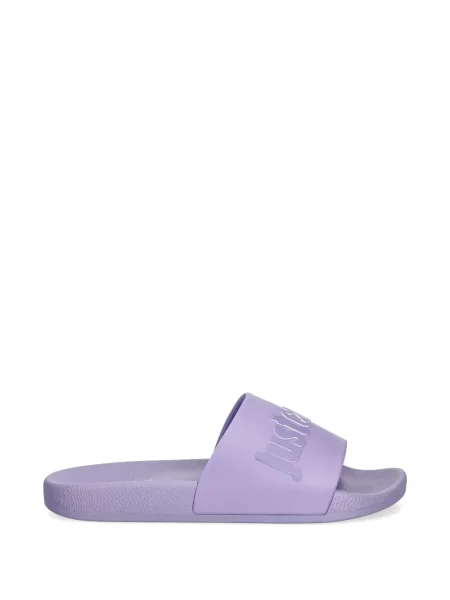 Papuci Just Cavalli cu autograf violet