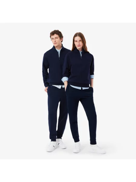 Lacoste Spodnie Dresowe Unisex Tapered Fit granatowe