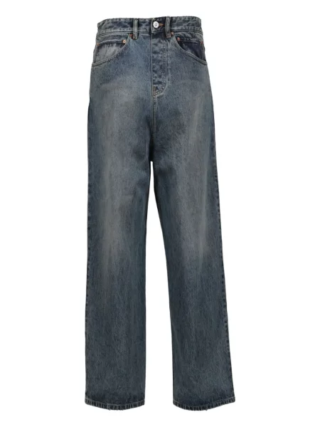 Blugi Vetements cu autograf albastru