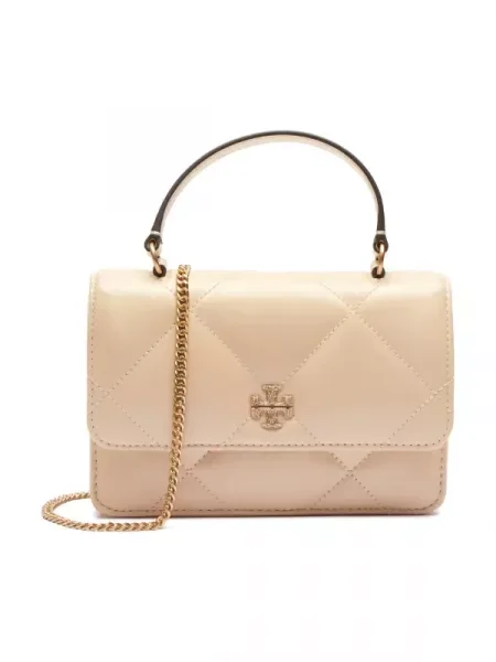 TORY BURCH Bőr bőrönd Kira bézs