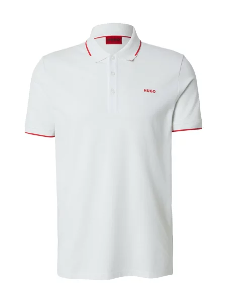 HUGO Tricou Dinoso roșu alb