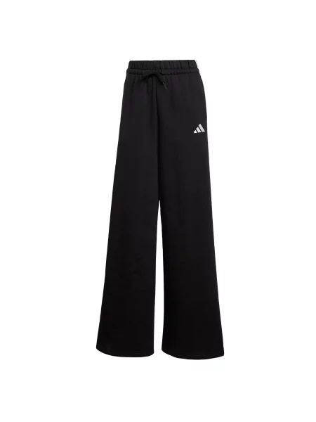 Trenirka Adidas Sportswear iz flisa s črtami črna