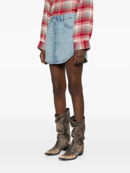 Mini fusta mini Diesel mini albastru