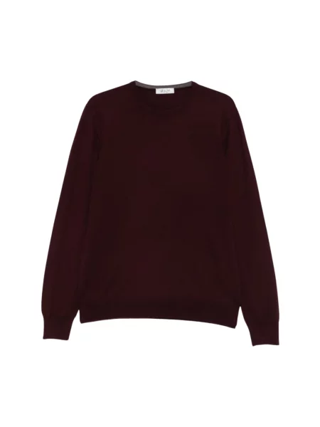 Sweter Gran Sasso wełniany fioletowy