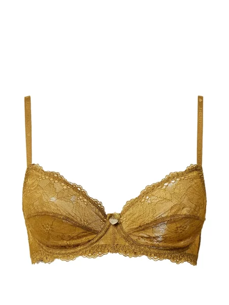 Sutien Twinset din dantelă verde