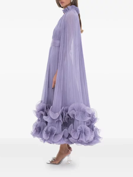 Rochie Ana Radu plisată de costum violet