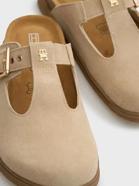 Детские сабо Tommy Hilfiger бежевые