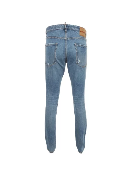Blugi Dsquared2 zdrențuiți albastru