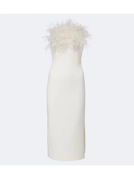 Rochie midi Safiyaa alb