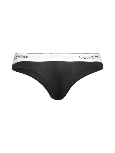 Chiloți tanga Calvin Klein Underwear negru