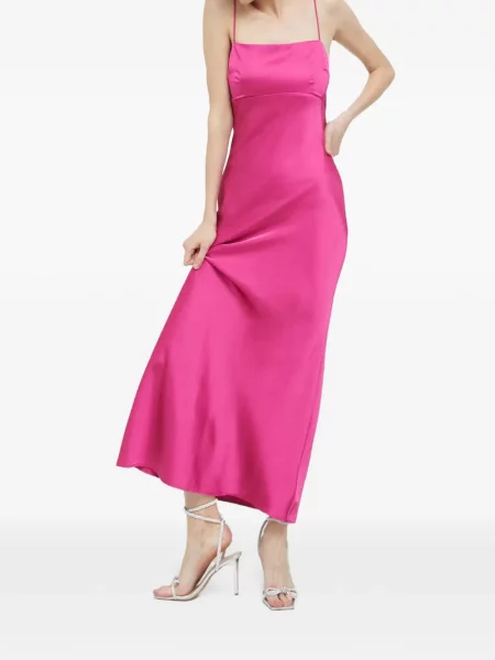Rochie maxi Abercrombie & Fitch de costum roz