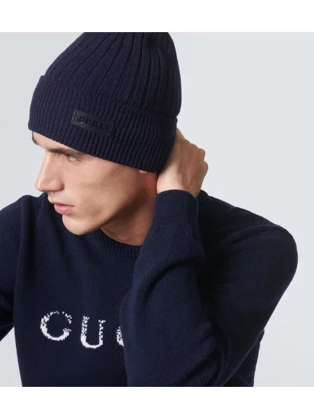 Căciulă Gucci de lână albastru