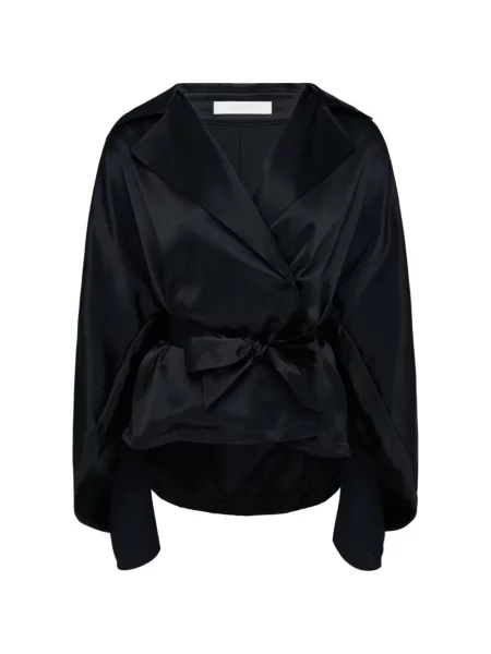 Geacă Club21 Collection din satin negru