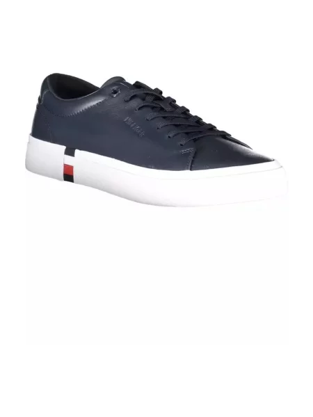 Trampki Tommy Hilfiger skórzane niebieskie