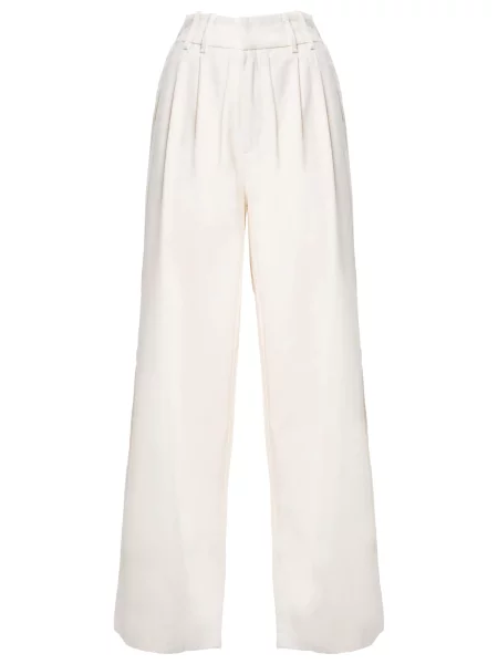 Influencer Kalhoty se sklady v pase bílá