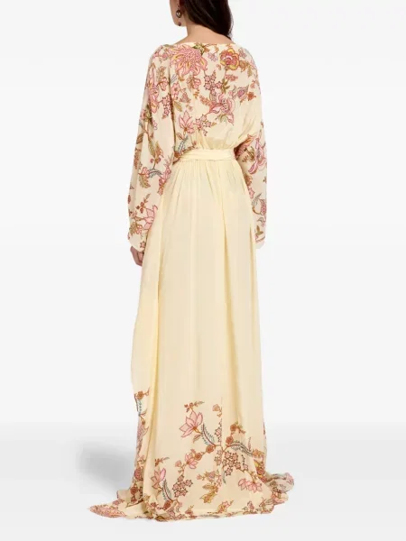 Maxi rochie maxi Hemant And Nandita cu model floral de costum