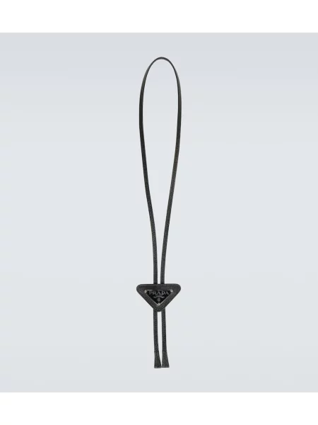 Kravata Prada z avtogramom črna