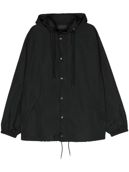 Geacă Balenciaga cu glugă negru