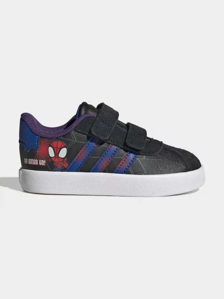 Adidas VL COURT SPIDER-MAN sneakers παιδικά μαύρο