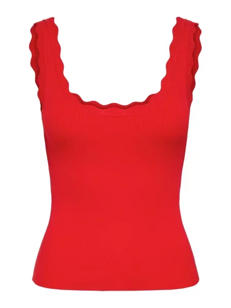 JDY Top brodat JDYNANNA sângeriu