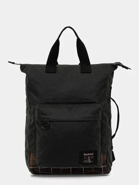 Barbour rucsac Field Wax mare uni verde
