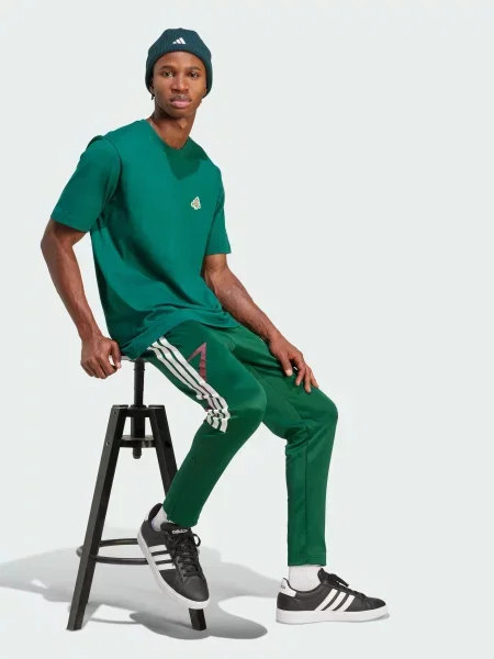 Повседневные брюки Adidas зеленые