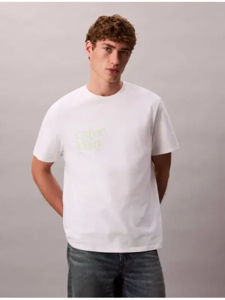Calvin Klein Jeans Tricou alb