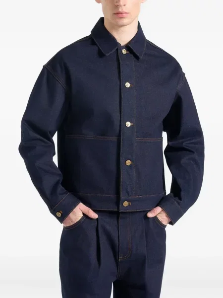 Дънково яке Manière De Voir синьо