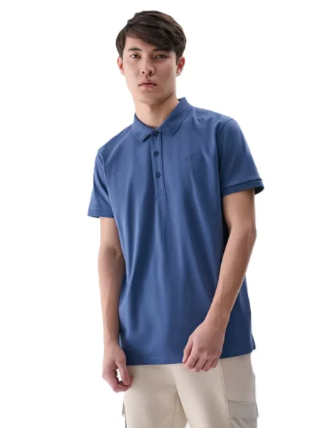 Tricou polo 4f albastru