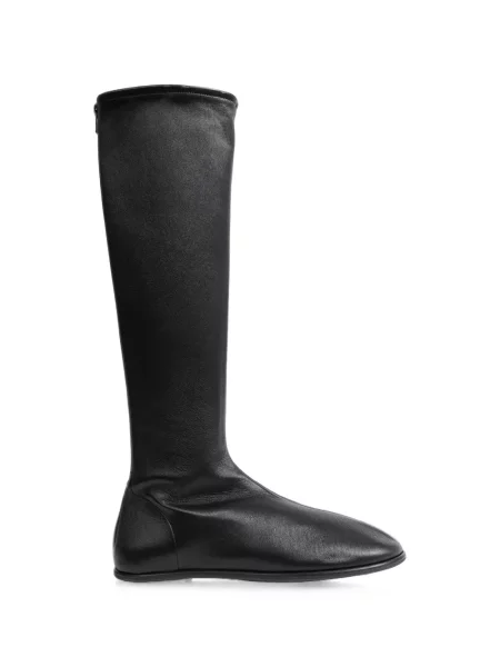 Botine Dear Frances din piele negru