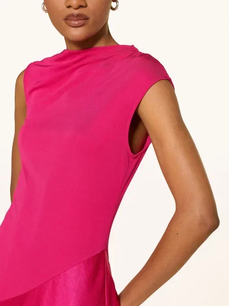 Ted Baker Šaty Jaspara Z Kombinace Materiálů fuchsiová