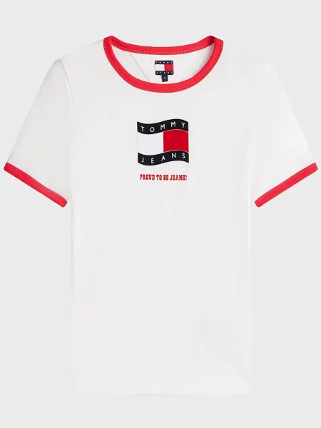 Футболка Tommy Jeans біла