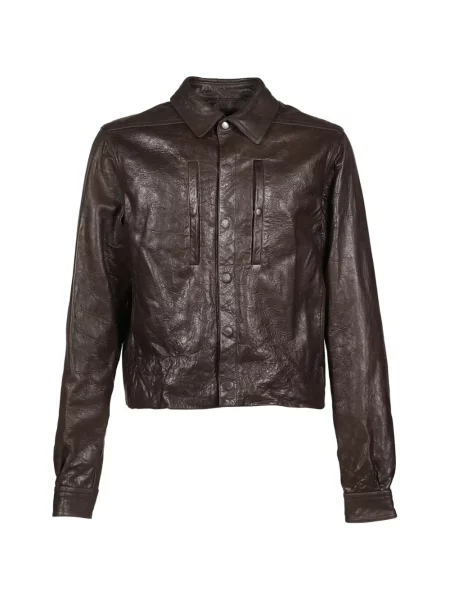 Geanta de piele Rick Owens maro