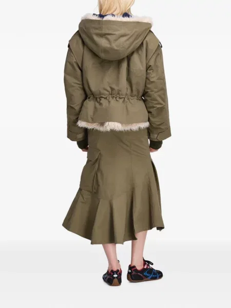 Decupat geacă parka Marc Jacobs verde