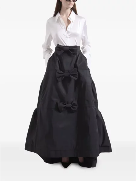 Fusta maxi Nina Ricci cu funde negru