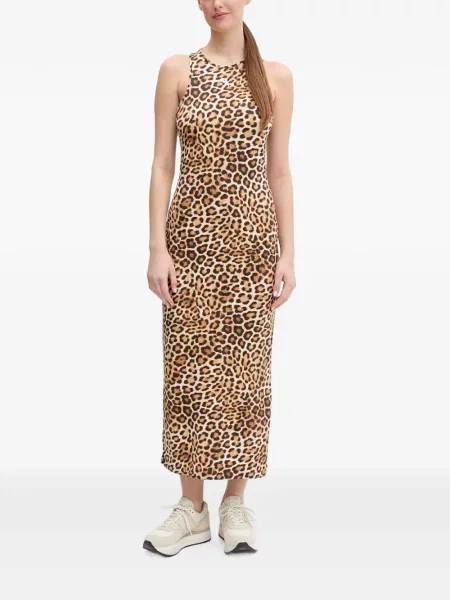 Rochie maxi Puma cu imagine cu model leopard