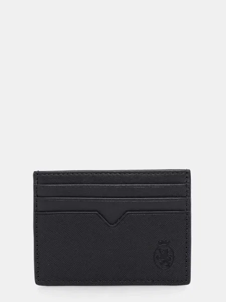 Usnjen etui za kartice in obesek za ključe Tommy Hilfiger mornarsko modra