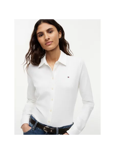 Bluză Tommy Hilfiger alb