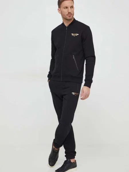 Bluza Karl Lagerfeld z logo czarna